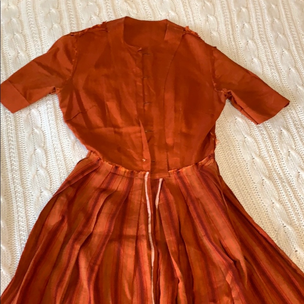 Vintage Handmade 70s Dress - Picture 7 of 9
